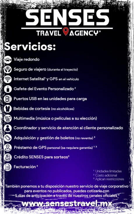 SENSES Travel Agency<br />Servicios<br />Calidad<br />Garantía<br />Agencia de Viajes <br />Pachuca de Soto, Hidalgo