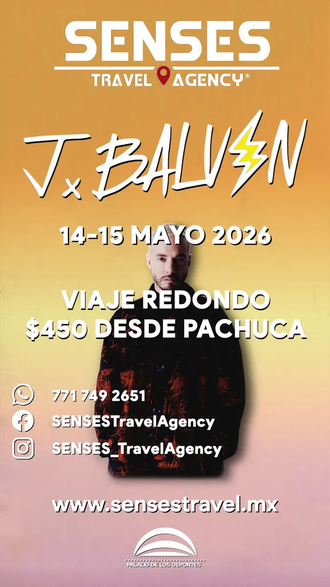 J Balvin<br />Tour desde Pachuca