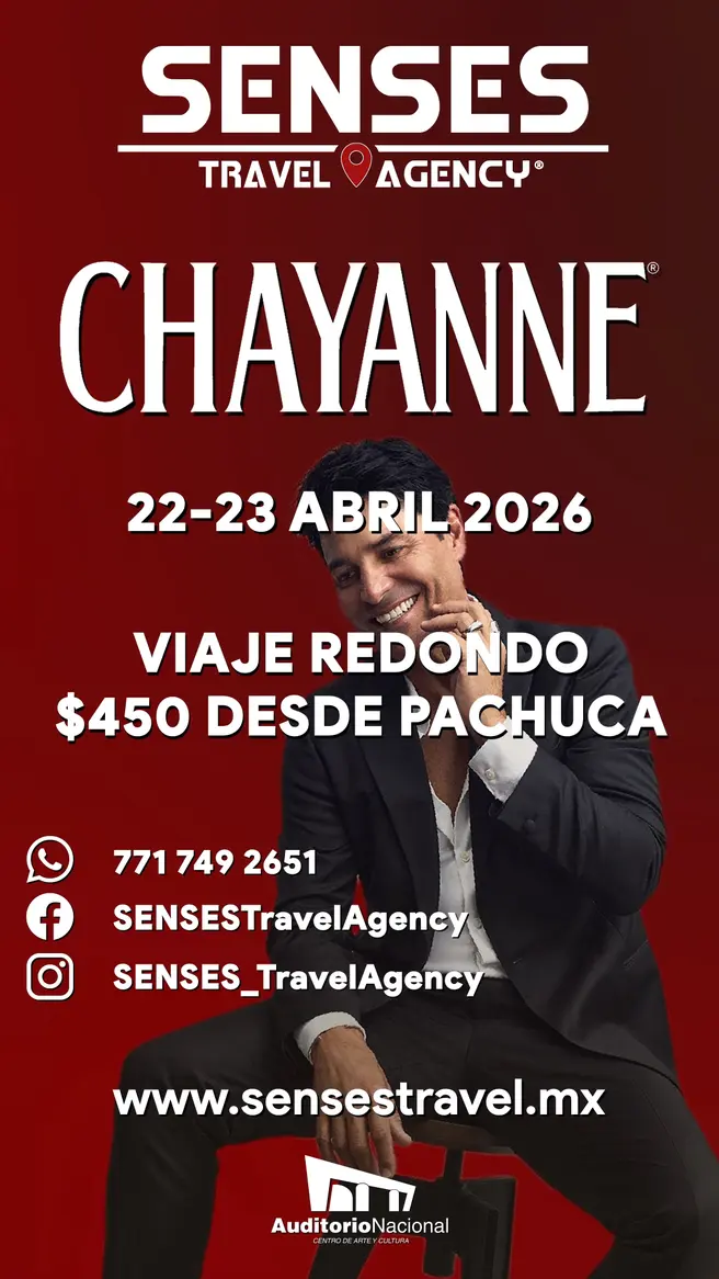 Chayanne<br />Tour desde Pachuca