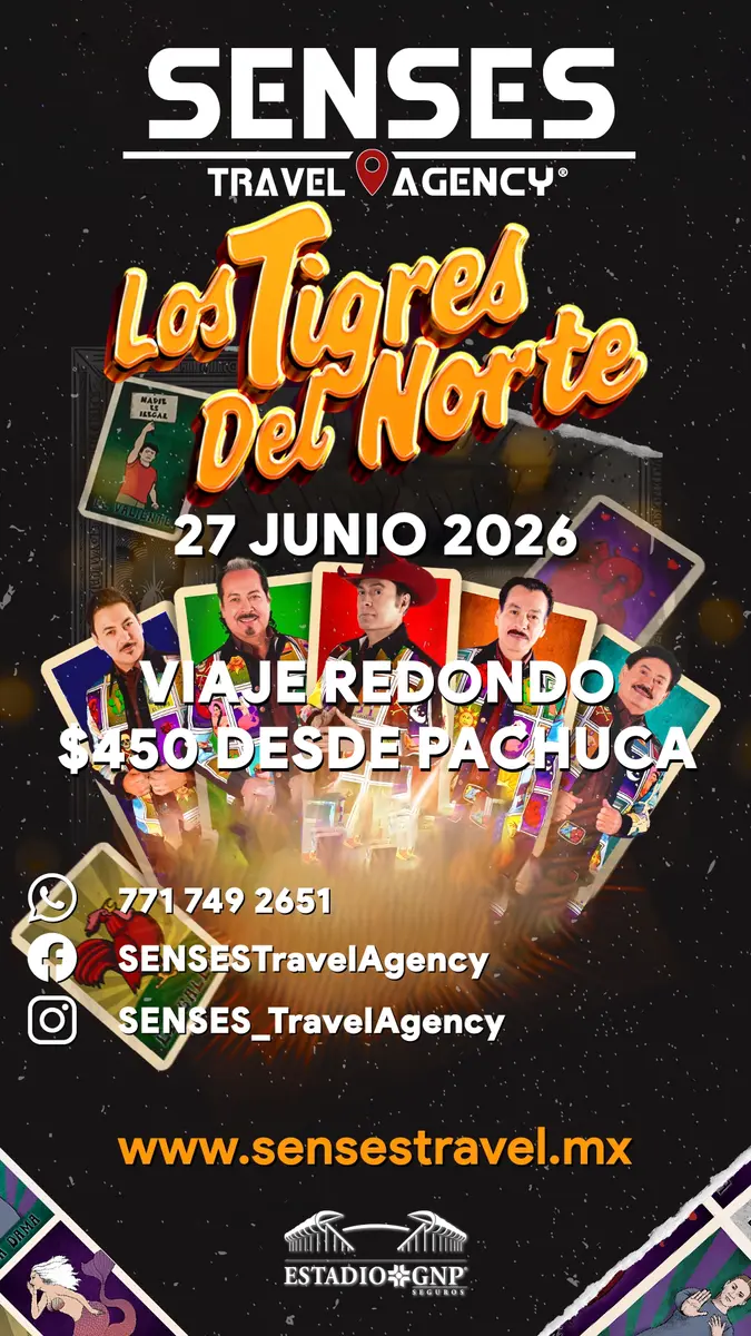 Los Tigres del Norte<br />Tour desde Pachuca