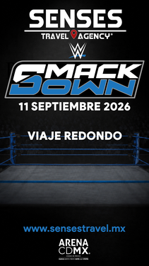 Artista: WWE Night SMACKDOWN CDMX 2026<br />Recinto: Arena CDMX<br /><br />Salida: Tour desde Pachuca y Tizayuca