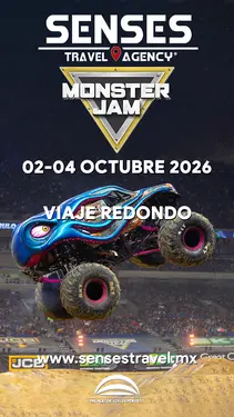 Evento: Monster Jam<br />Recinto: Palacio de los Deportes<br /><br />Salida: Tour desde Pachuca y Tizayuca