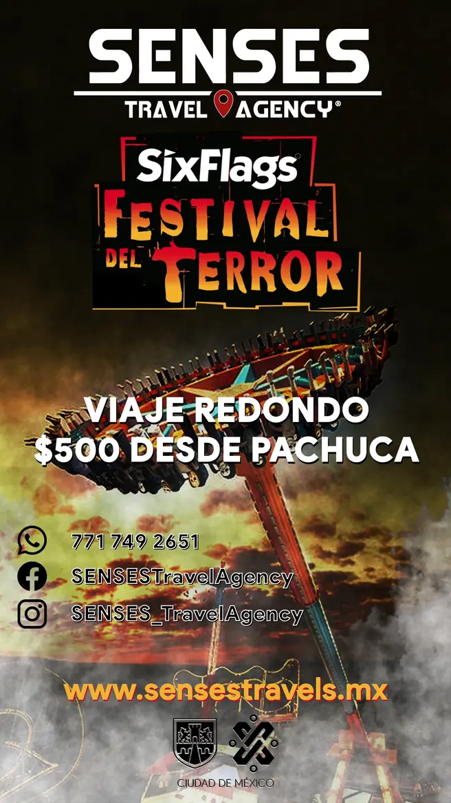 Six Flags Mexico Festival del Terror Pachuca