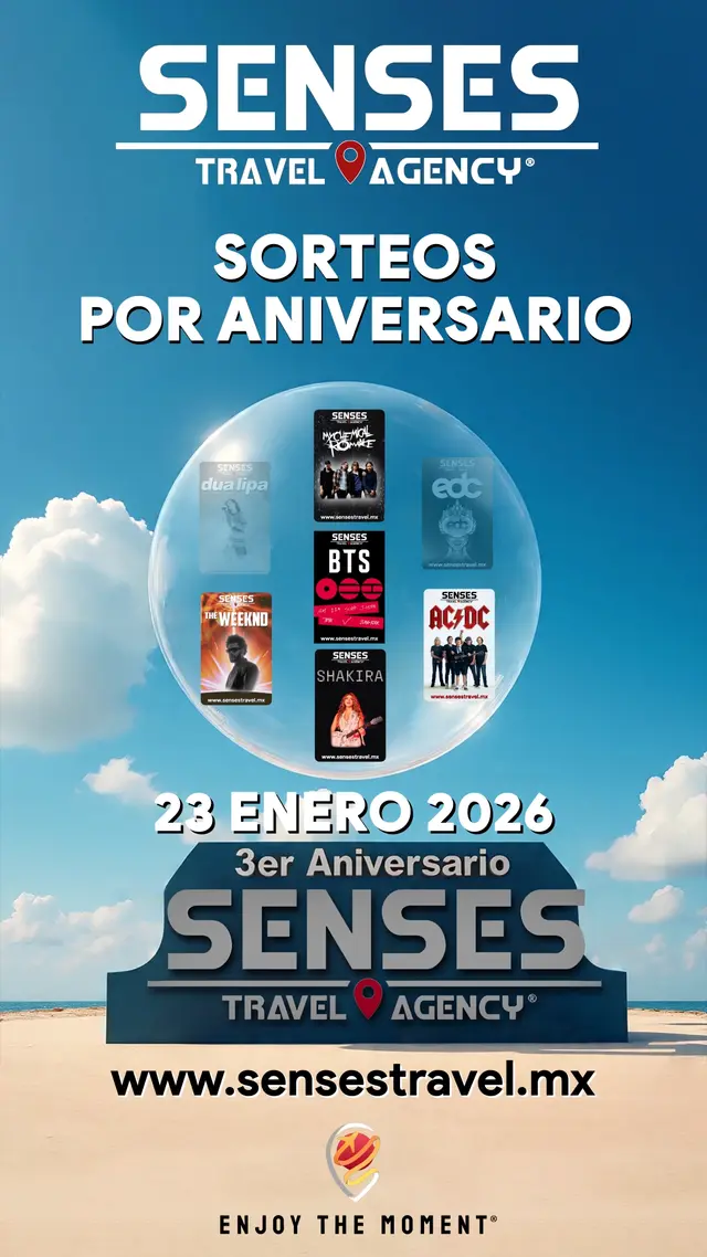 Sorteo de Aniversario SENSES Travel Agency