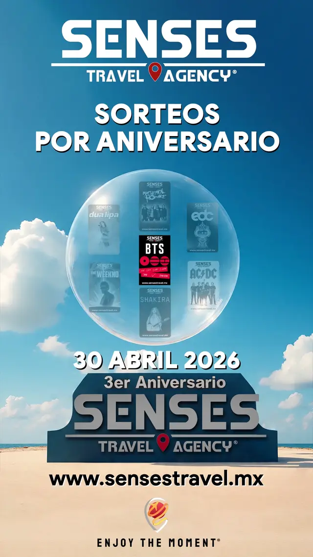 Sorteo de Aniversario SENSES Travel Agency