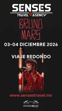 Artista: Bruno Mars<br />Recinto: Estadio GNP Seguros<br /><br />Género: Pop, R&B, Funk, Soul y Baladas<br /><br />Tour desde Pachuca, Tizayuca, Actopan, Hidalgo