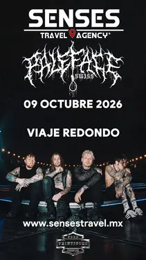 Artista: Paleface Swiss<br />Recinto: Foro 28<br /><br />Género: Deathcore, Beatdown HArdcore y Nu Metal<br /><br />Tour desde Pachuca, Tizayuca, Actopan, Hidalgo