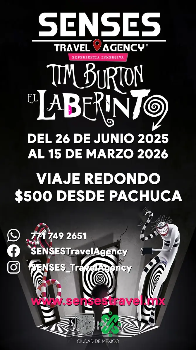 El Laberinto de Tim Burton<br />Tour desde Pachuca
